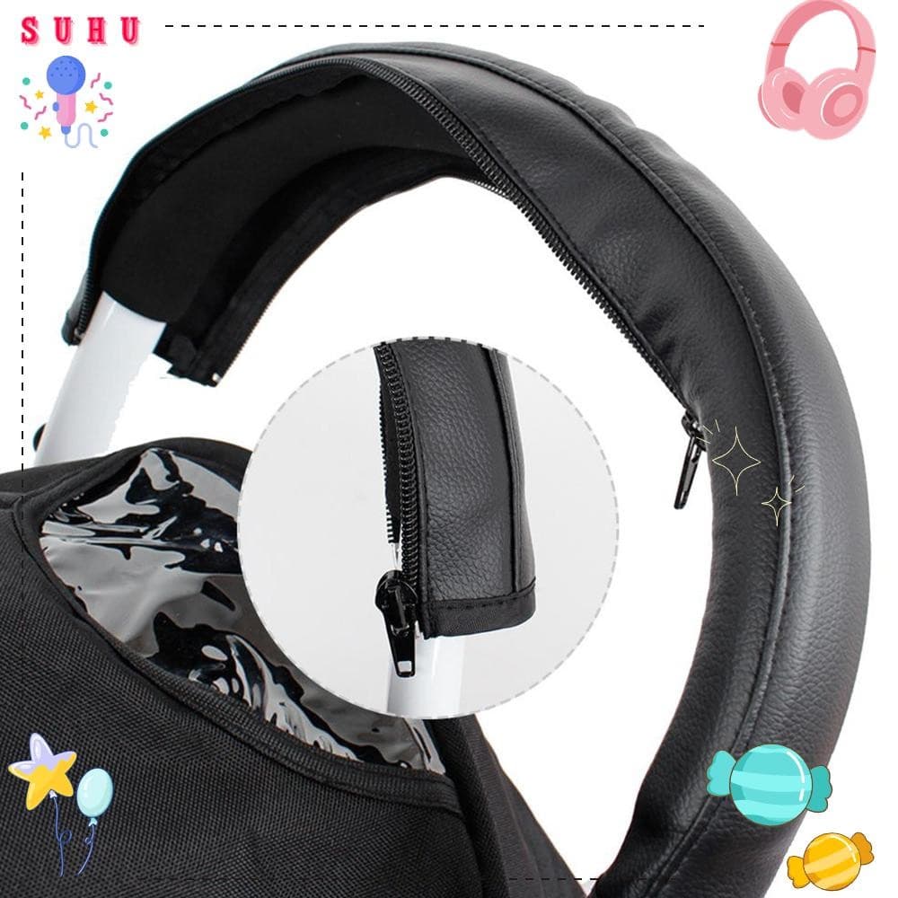 SUHU Apoio De Braço Para Carrinho De Bebê Capa De Couro PU Alça De