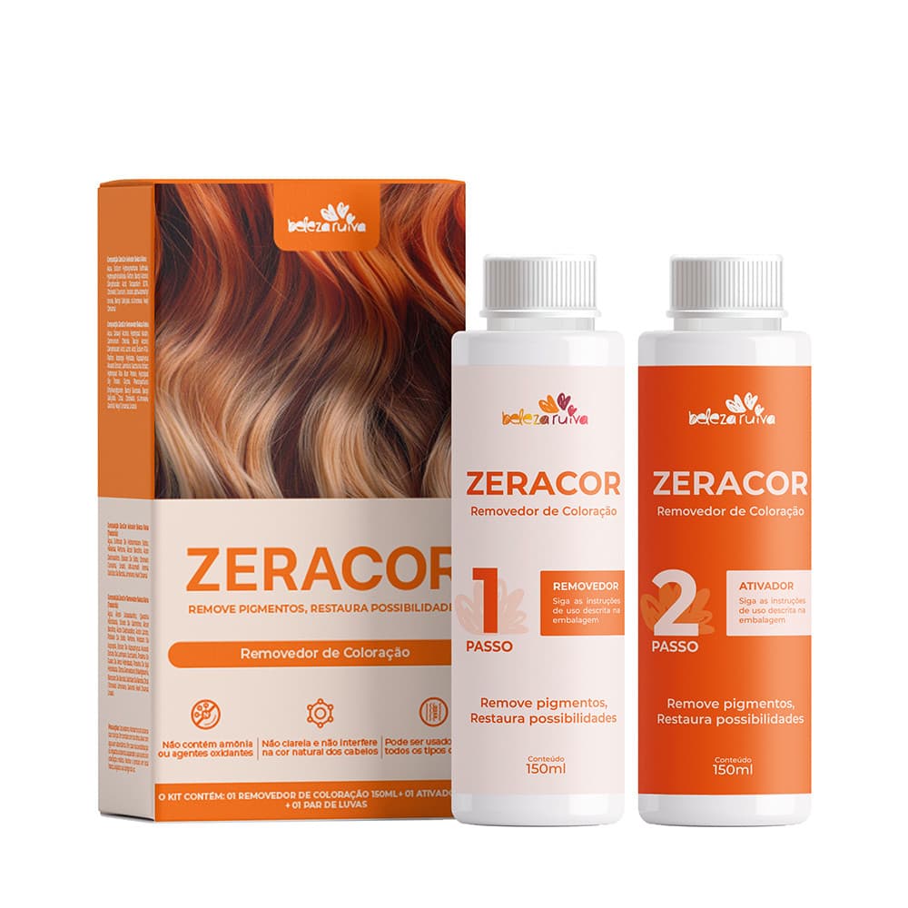 Beleza Ruiva ZeraCor Removedor de Coloração - 300ml