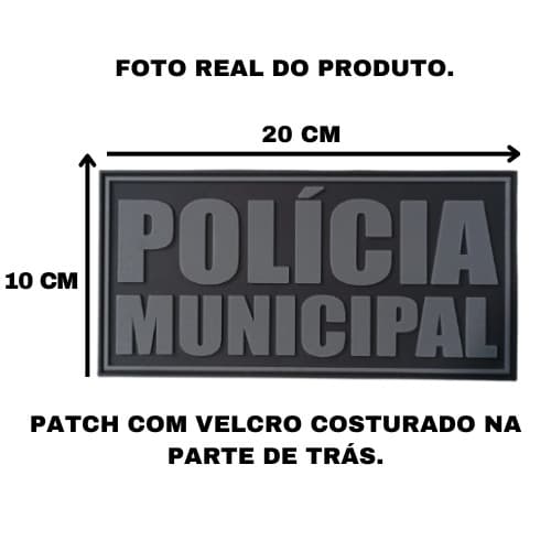 PATCH EMBORRACHADO - P MUNICIPAL PARA COLETE