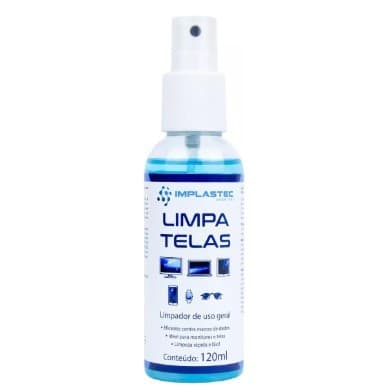 Limpador de telas Pouch - Implastec spray 120ml
