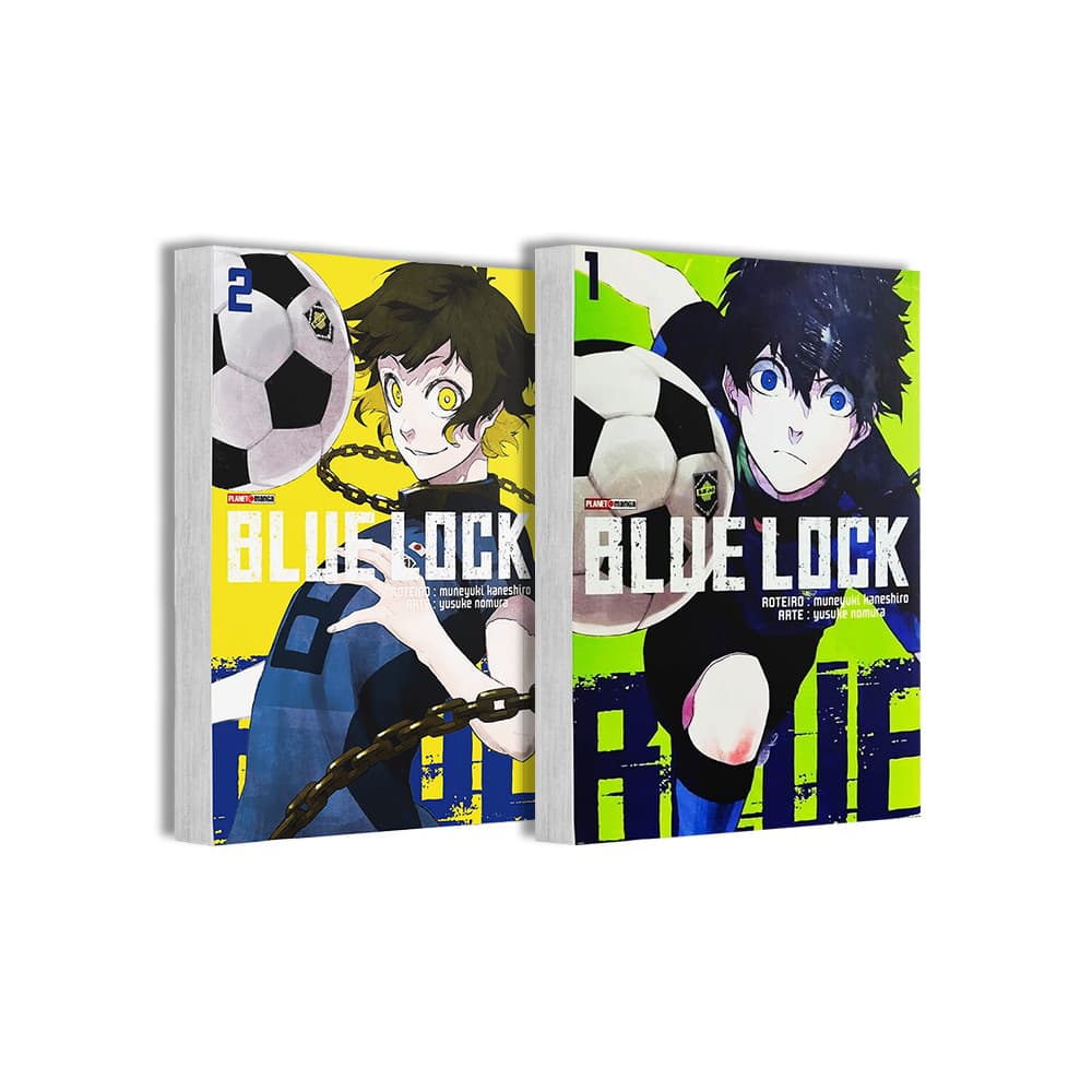 Blue Lock - Kit com as edições 1 a 2 - Novo/Lacrado - Editora Panini