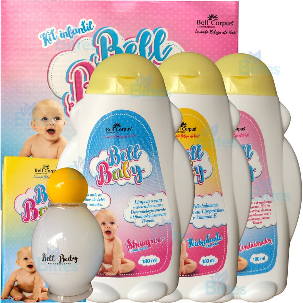 KIT BEBÊ BELL CORPUS BELL BABY INFANTIL shampoo 0 a 3 anos