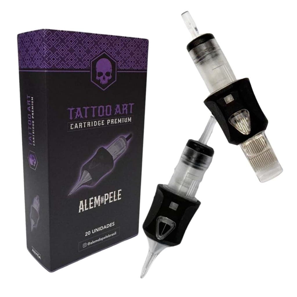 Cartuchos Para Tatuagem Além da Pele Premium Tattoo Art - 5 Unidades