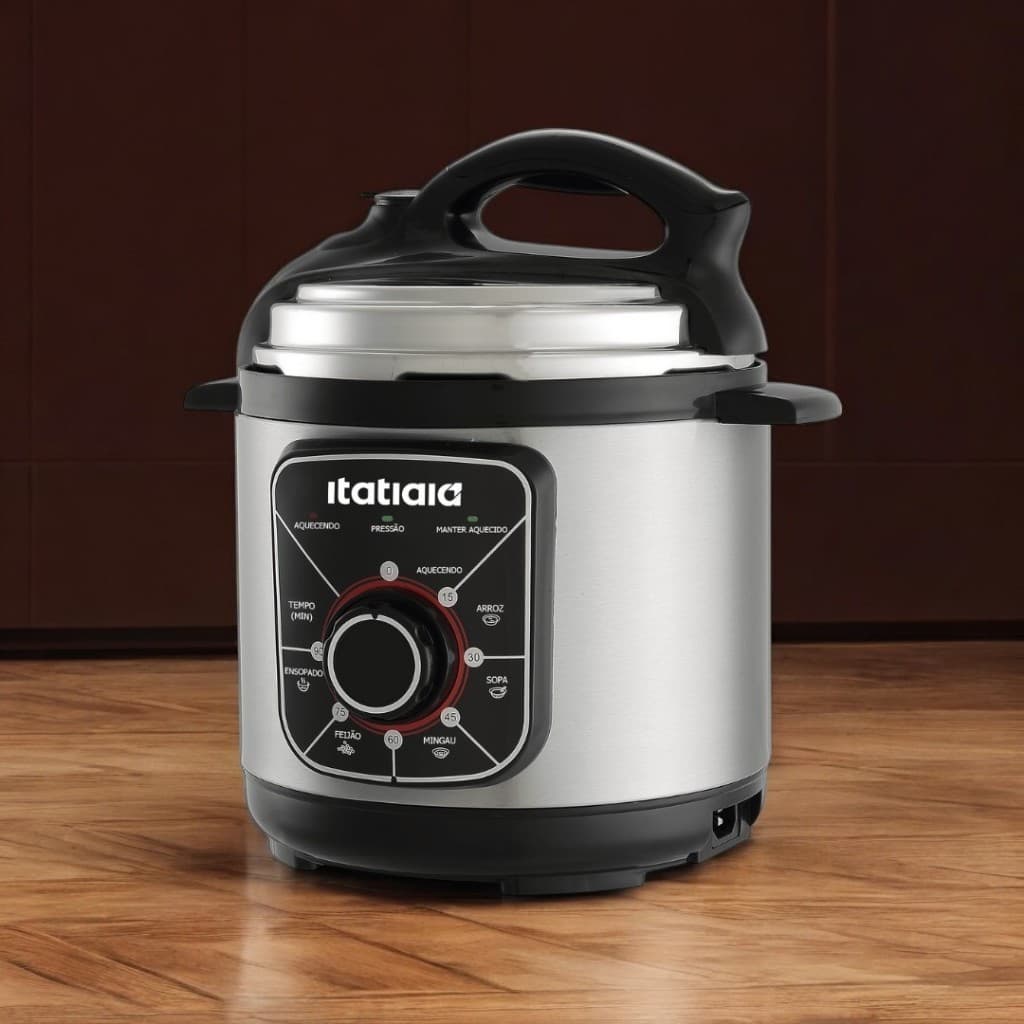 Panela de Pressão Elétrica Digital Midi 5L Itatiaia Praticidade Para Sua Cozinhaa
