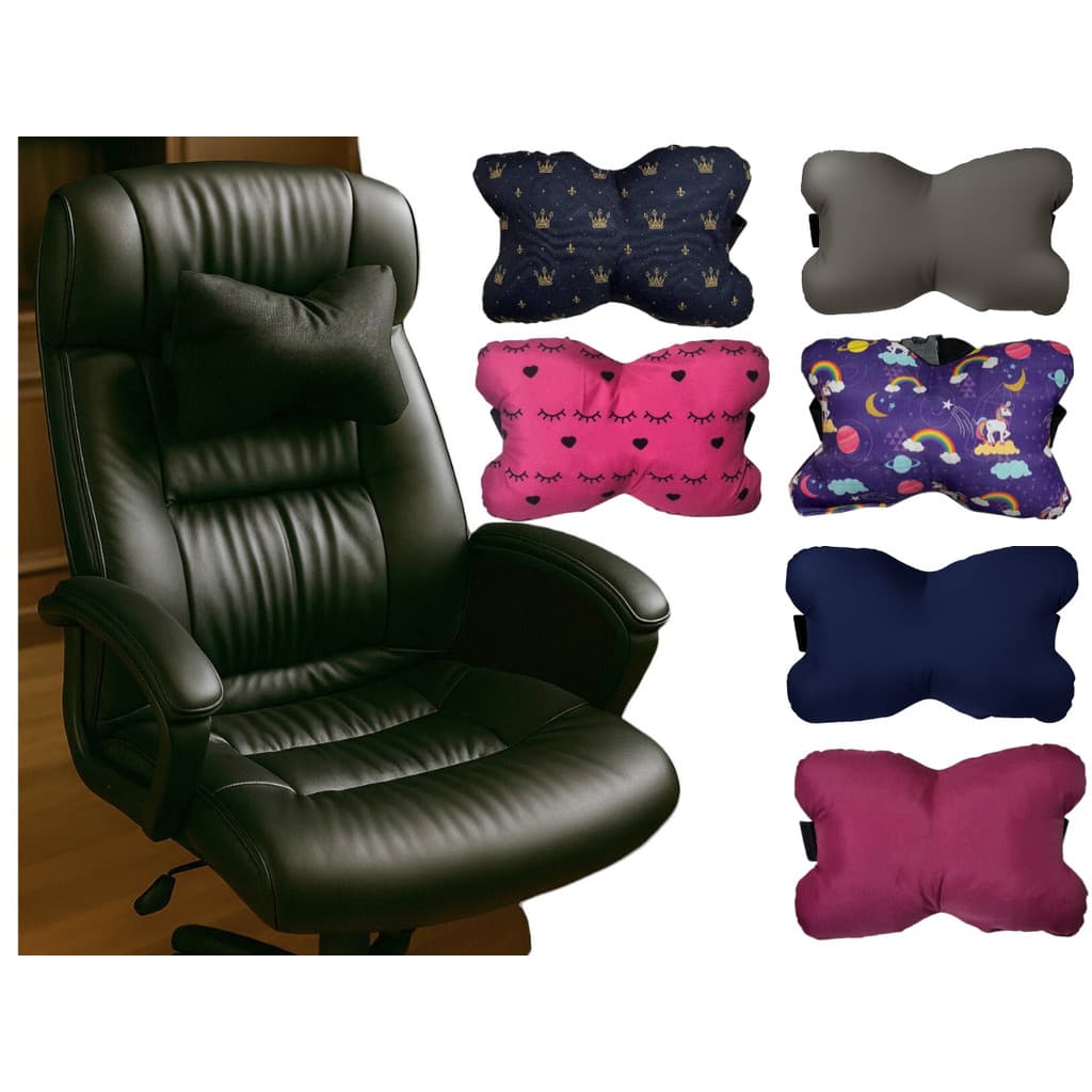 Almofada para a Cervical Encosto de Cabeça e Pescoço Para Uso no Carro ou Cadeira de Escritório.