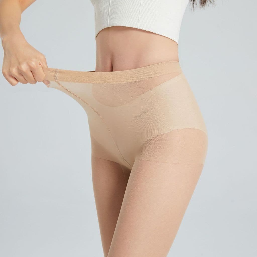 Meia-Calca Fio 20 Cor Da Pele Meia Calça Fina Bege