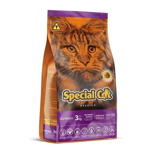 Ração Special Cat para Gatos Castrados 3kg