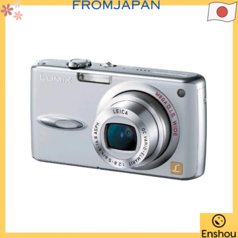[USED]Do Japão [Usado] Panasonic 6 Mega/Grande Angular 28mm LUMIX DMC-FX01-S (Prata)