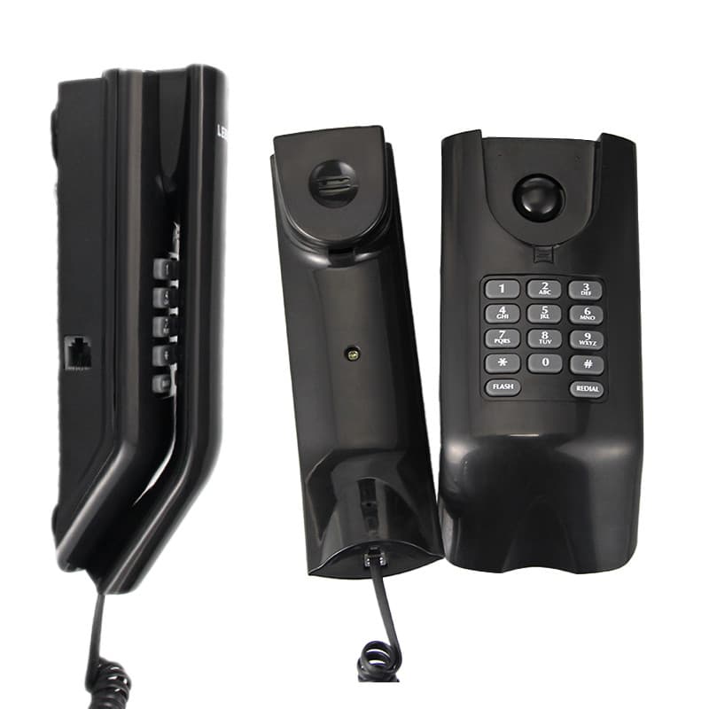 Telefone residencial com fio, pode ser usado para telefone fixo, adequado para residências, hotéis e escritórios