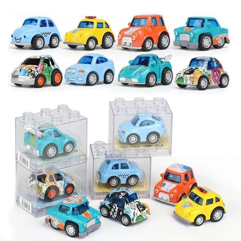 Carrinho De Ferro pequeno Fricção - Colecionável com Encaixes