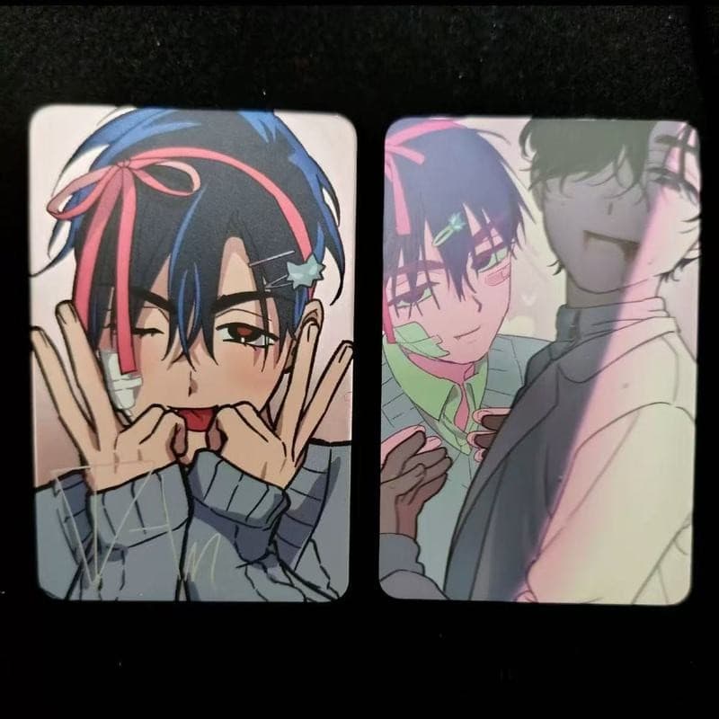 2 Pçs/Lote 2026 TV Alien Stage Decor Lomo Card Ivan Até Photocard HD Álbum Dupla Face Cartão Fotográfico Para Fãs Coleçã