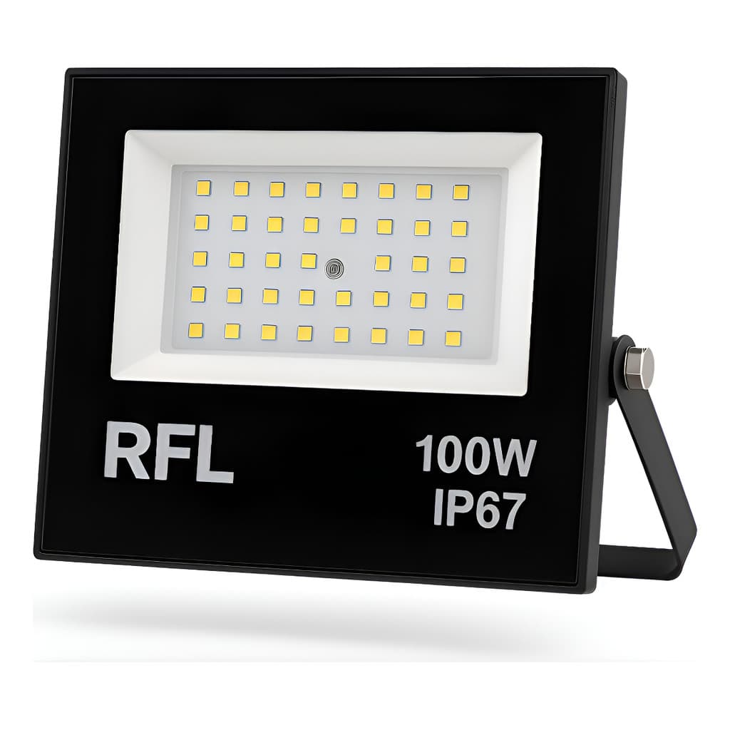 Holofote Led 100w Prova Dágua Ip67 Uso Externo Branco Frio 