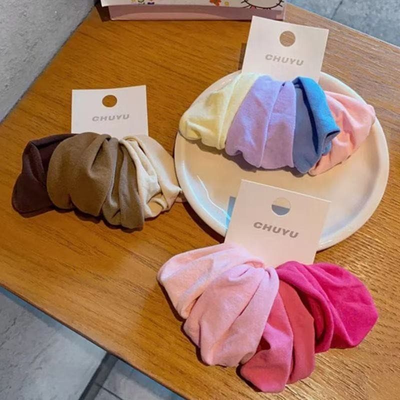 Kit 24/48/72/96  Xuxinhas Tecido Média Cabelo Feminino Salão Presente Premium