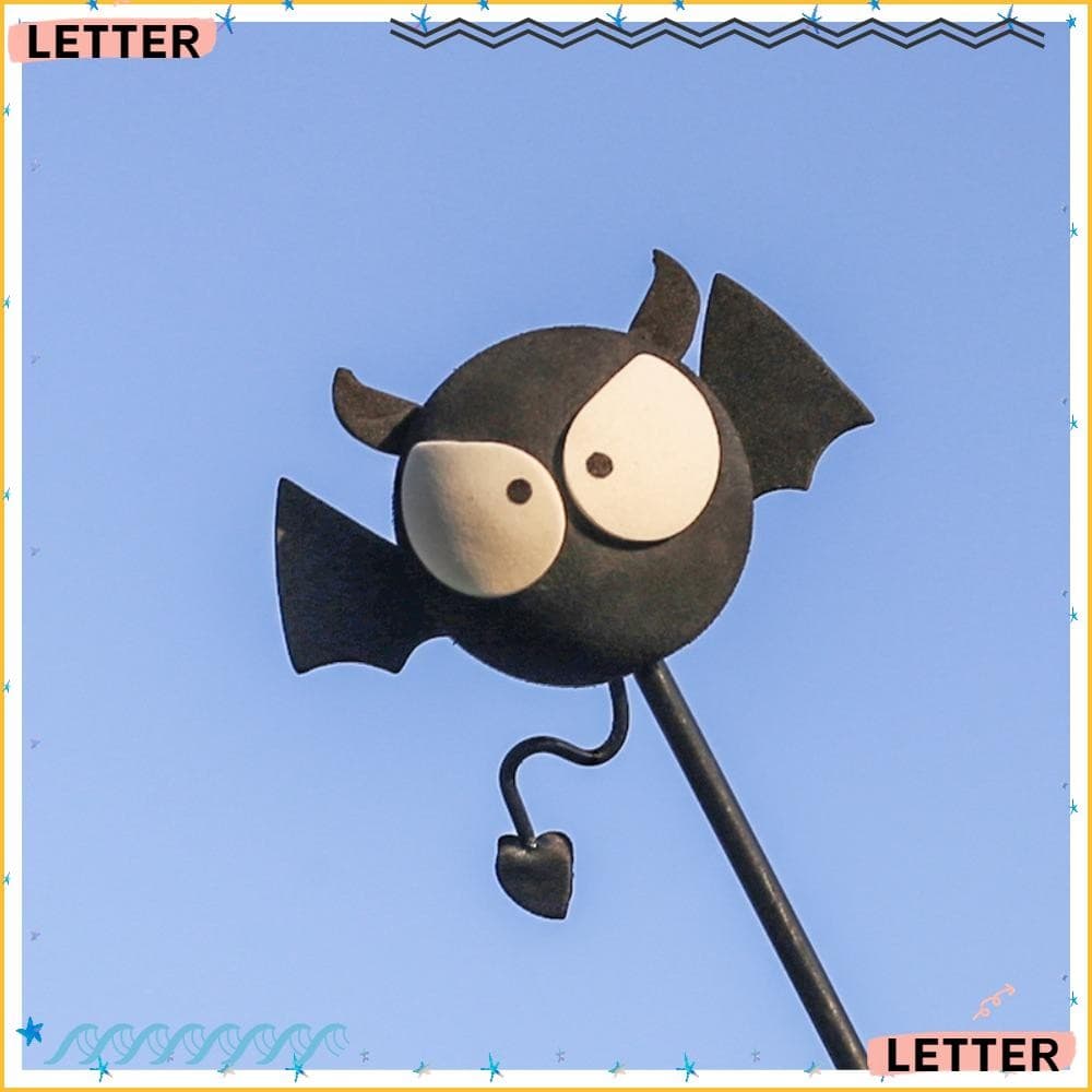 Toppers De Antena De Carro De Abelha De Mel , Morcego Halloween Bumble Bee , Bolas Aéreas De Rosto Feliz
