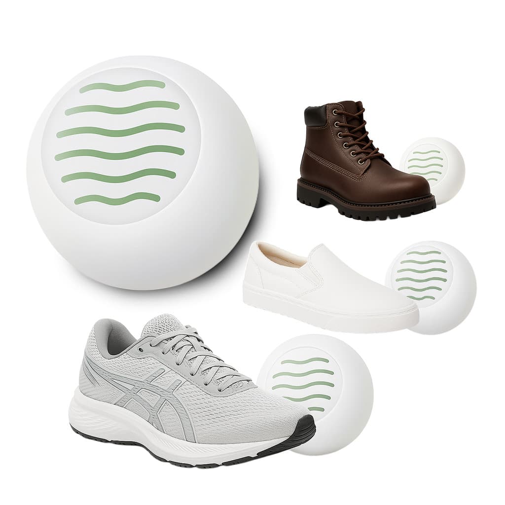 Bolas Anti Odor Cheiro Tênis Anti Chulé Desinfetante Neutralizador de Sapato