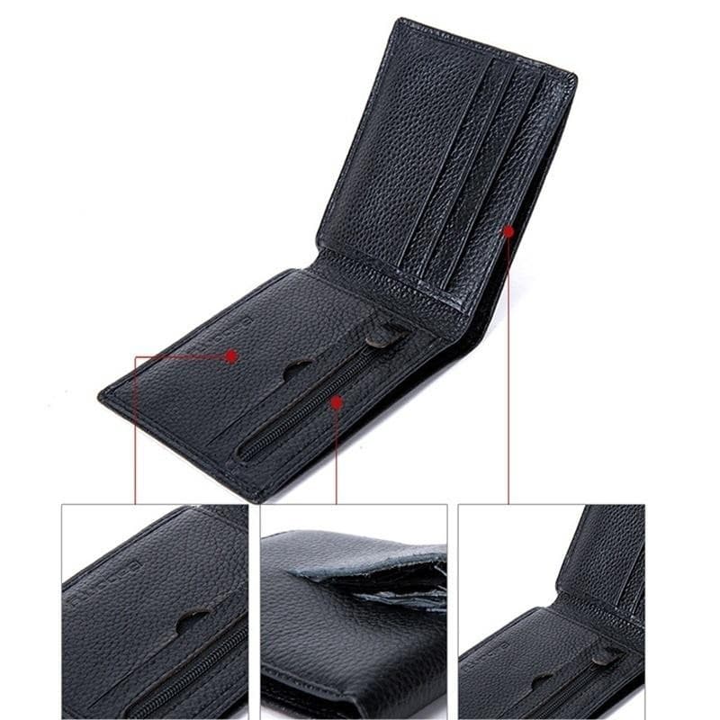 Carteiras Masculinas Com Bolso Para Moedas Porta-Cartões Fino Homens Fashion Slim
