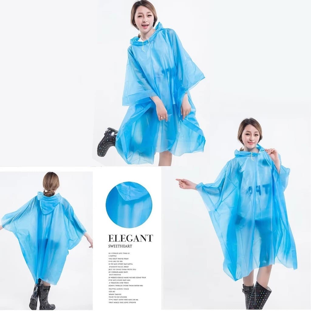 Capa chuva Reutilizável Sobretudo Reforçada Adulto Extra-Larga - A843