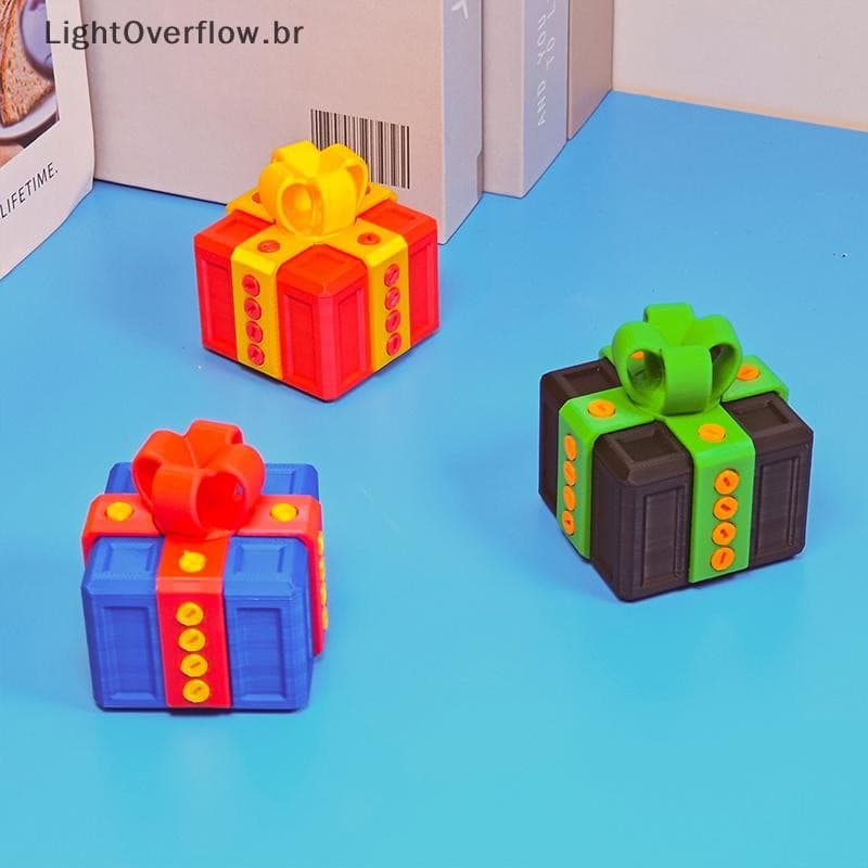 [LightOverflow] 1 Peça Grande Caixa De Parafuso De Brincadeira De Anoying Presente Impressa Em 3D Com Parafusos Recipien