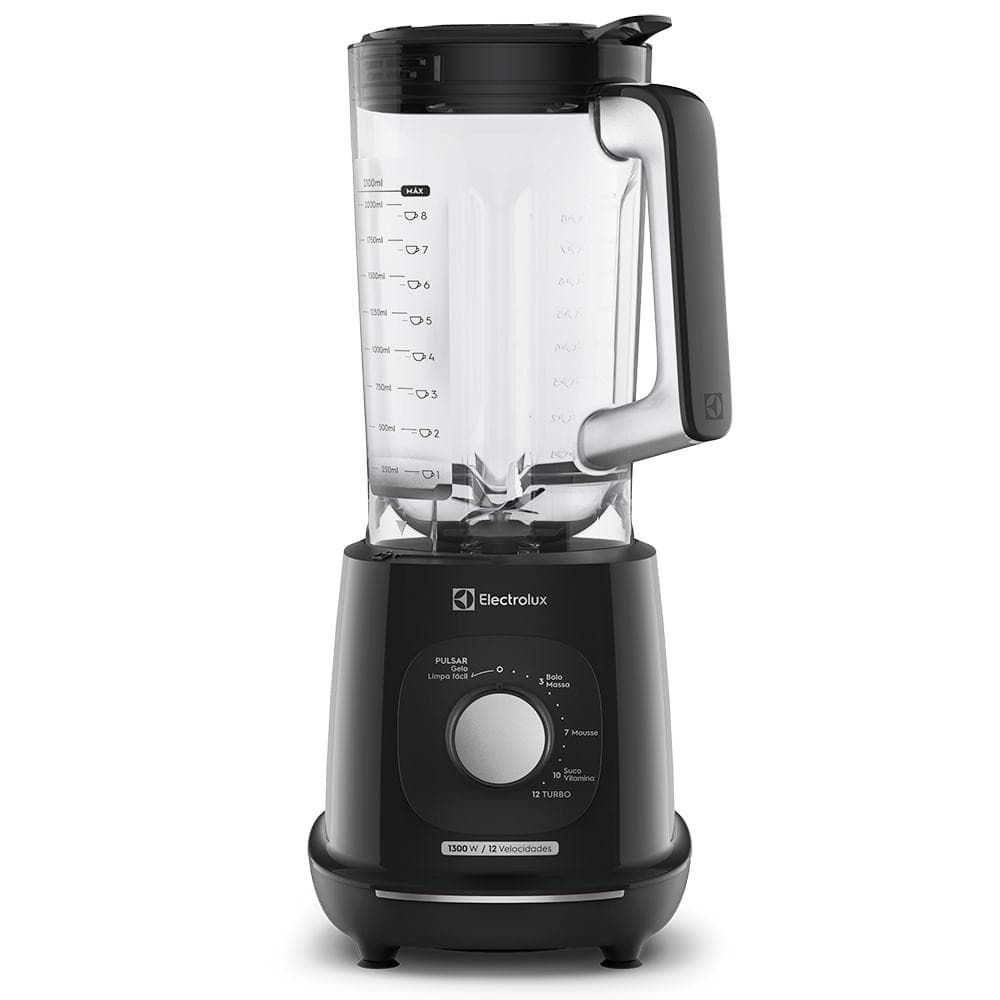 Liquidificador Electrolux 1300W 3.2L Efficient TriForce 12 Velocidades Preto (EBL1300)