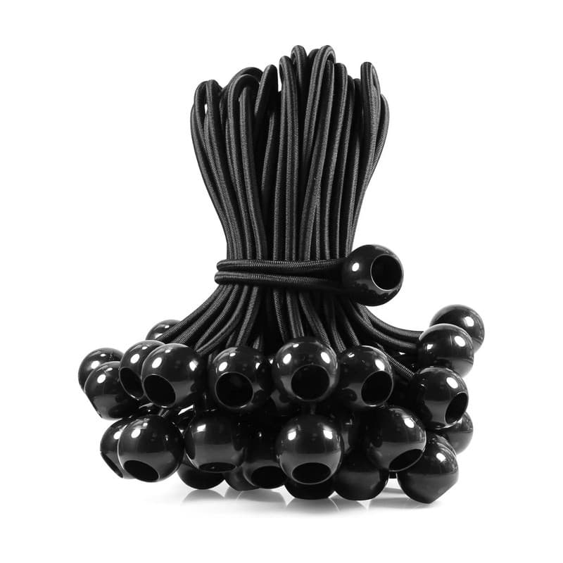 Kit Elastico Com Bolinha Multiuso (Corda Elástica Piscina, Caminhão, Limpeza, Segurança, Barraca, Lona)