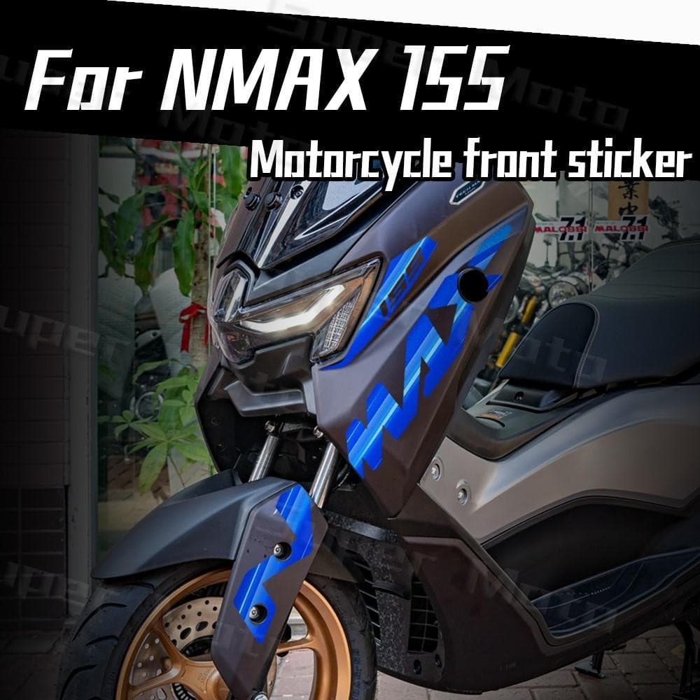 Para 2025 Yamaha NMAX 155 nmax155 nmax155 Motocicleta Reflexivo Logotipo Adesivos Decorativos Scooter Frente Carenagem