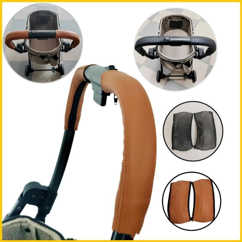 SUN Capa Ergonômica Para Alça Carrinho Bebê Aderência Carrinhos PU À Prova Intempéries