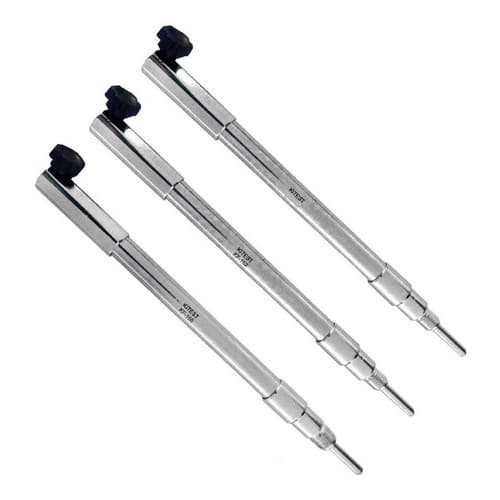 Conjunto Kit 3 Hastes Suporte Relogio Comparador M10 M12 M14