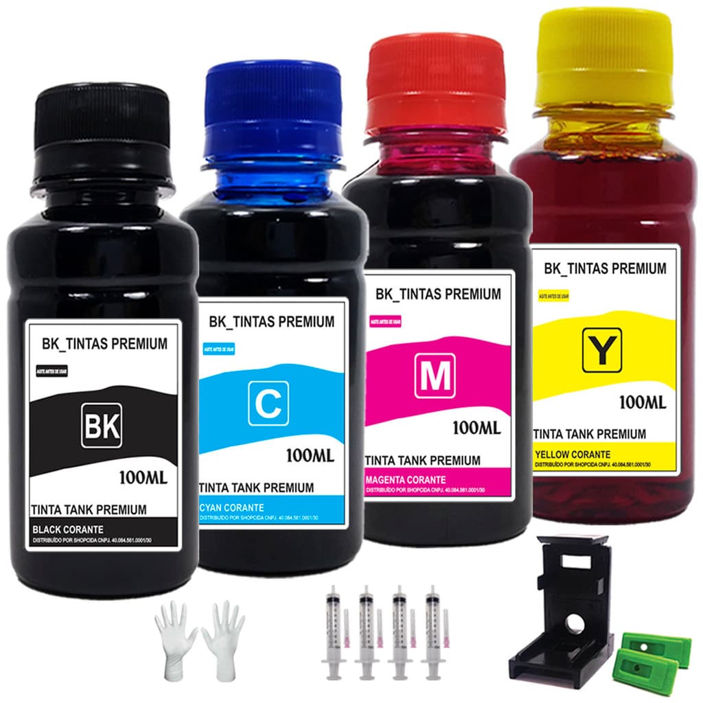 Tinta Recarga Para Hp Impressora 2800 2700 2874 2774 2775