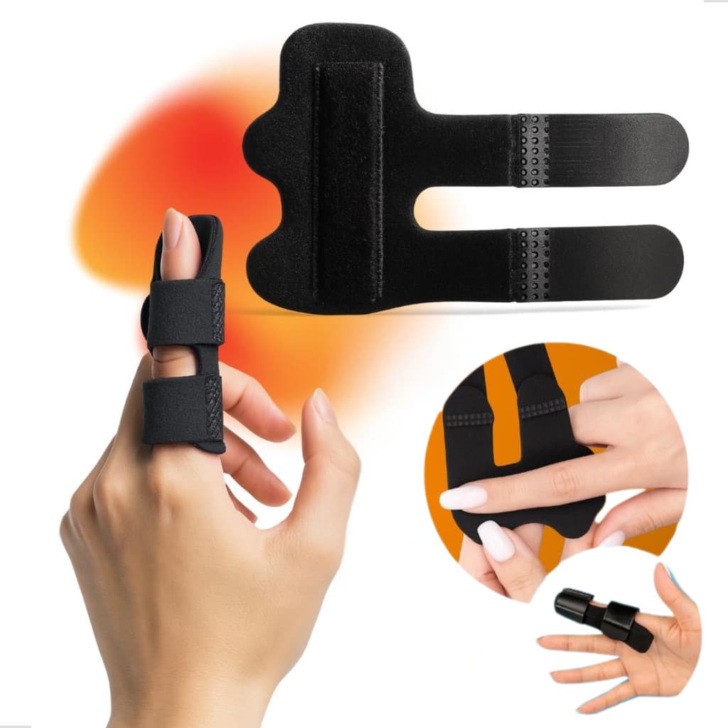 Tala Para Dedo Da Mão Proteção Fraturas Fixação Ajustável Gatilho Martelo Imobilizadora Ortopédica
