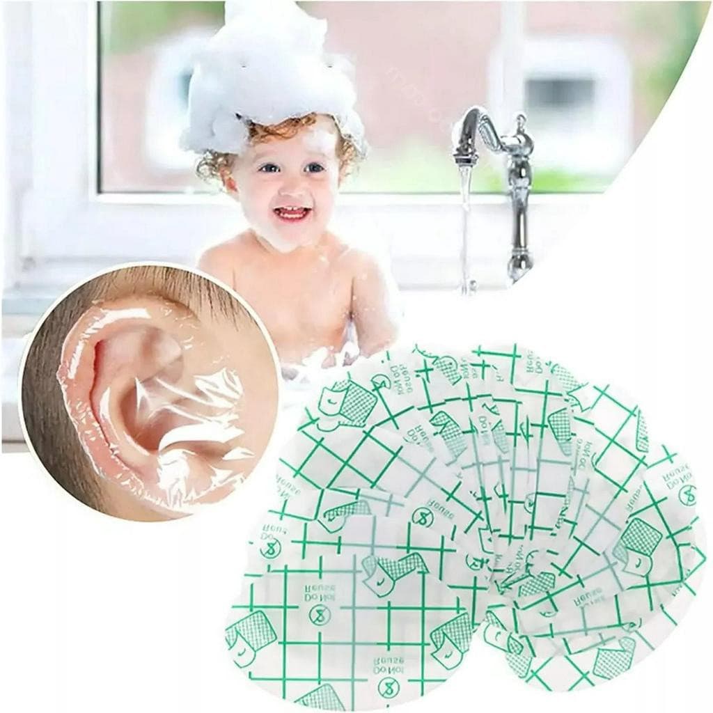 Kit 100pcs Adesivo Impermeável Orelha Banho Natação Infantil Adulto