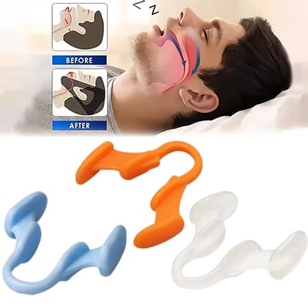 Expansor Nasal para Ronco e Apneia - Silicone Hipoaлерgênico - Noites de Sono Tranquilas