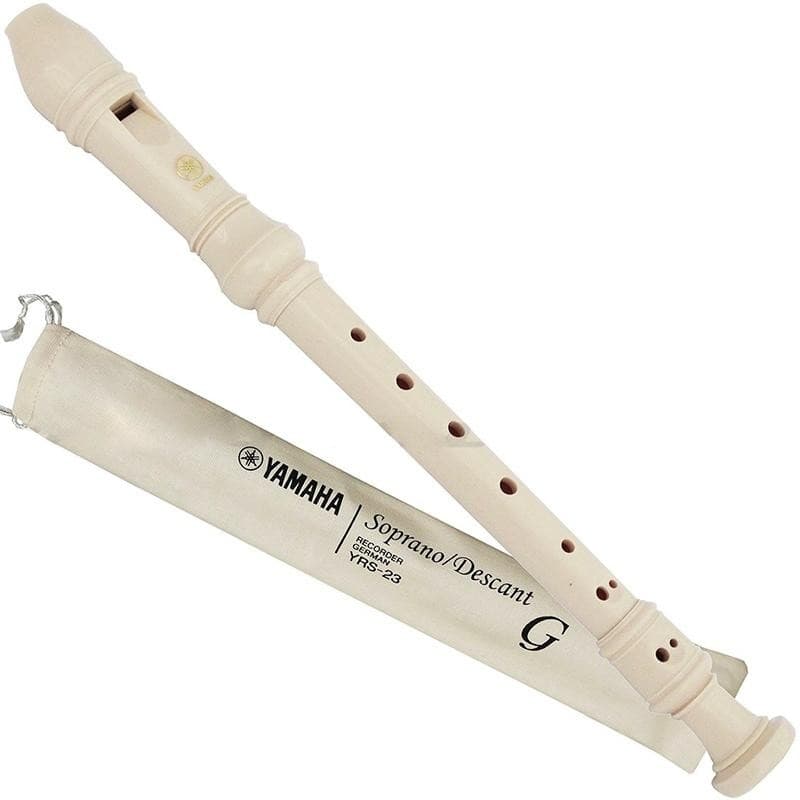 Flauta Doce Yamaha Yrs23 Yrs 23 Germânica C Dó C/ Capa