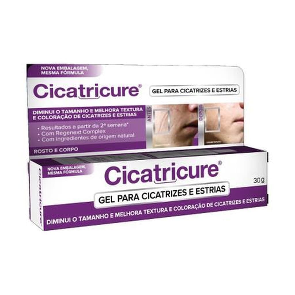 Cicatricure Gel para Cicatrizes e Estrias Rosto e Corpo 30g