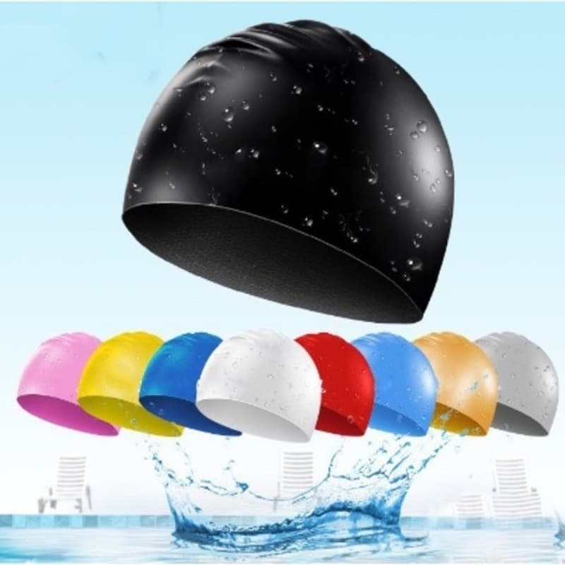 (PROMOÇão!!!) Touca De Silicone Para Natação Jovens E Adultos - Promoção