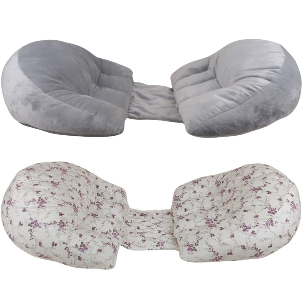 Almofada Para Gravida Ajustável Travesseiro Relaxante Anatômico Confortável Gestação