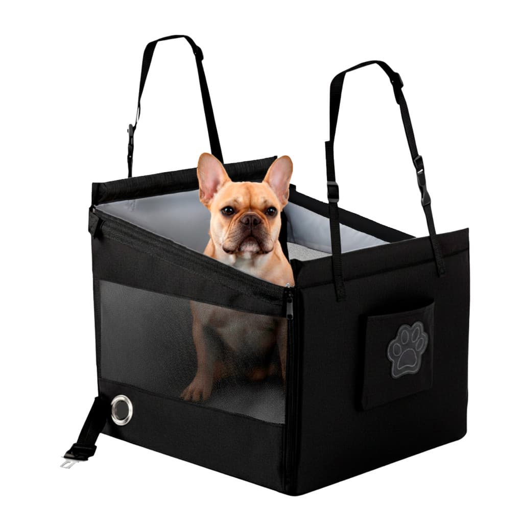 Cadeirinha Cadeira Transporte para cães Pets até 25 kg Cesto Desmontável Carro Cães Tamanho 49 cm