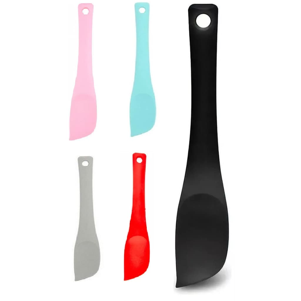 Espátula Raspadora Pão Duro Reforçada Ponta Firme Silicone