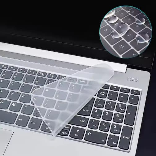Protetor de Teclado para Notebook, Película Transparente Universal à Prova de Água e Poeira