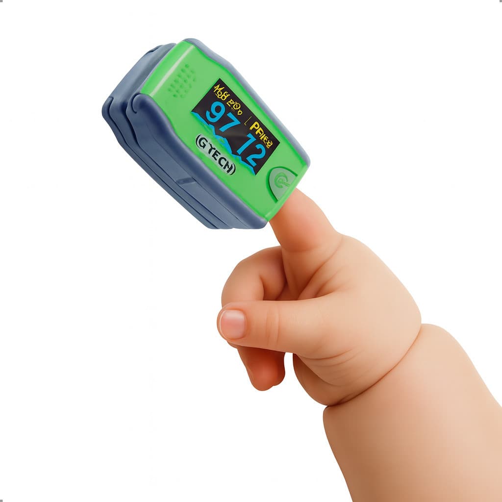 Oxímetro Infantil Pediátrico Criança Dedo Digital Original Profissional Saturação Garantia 1 Ano