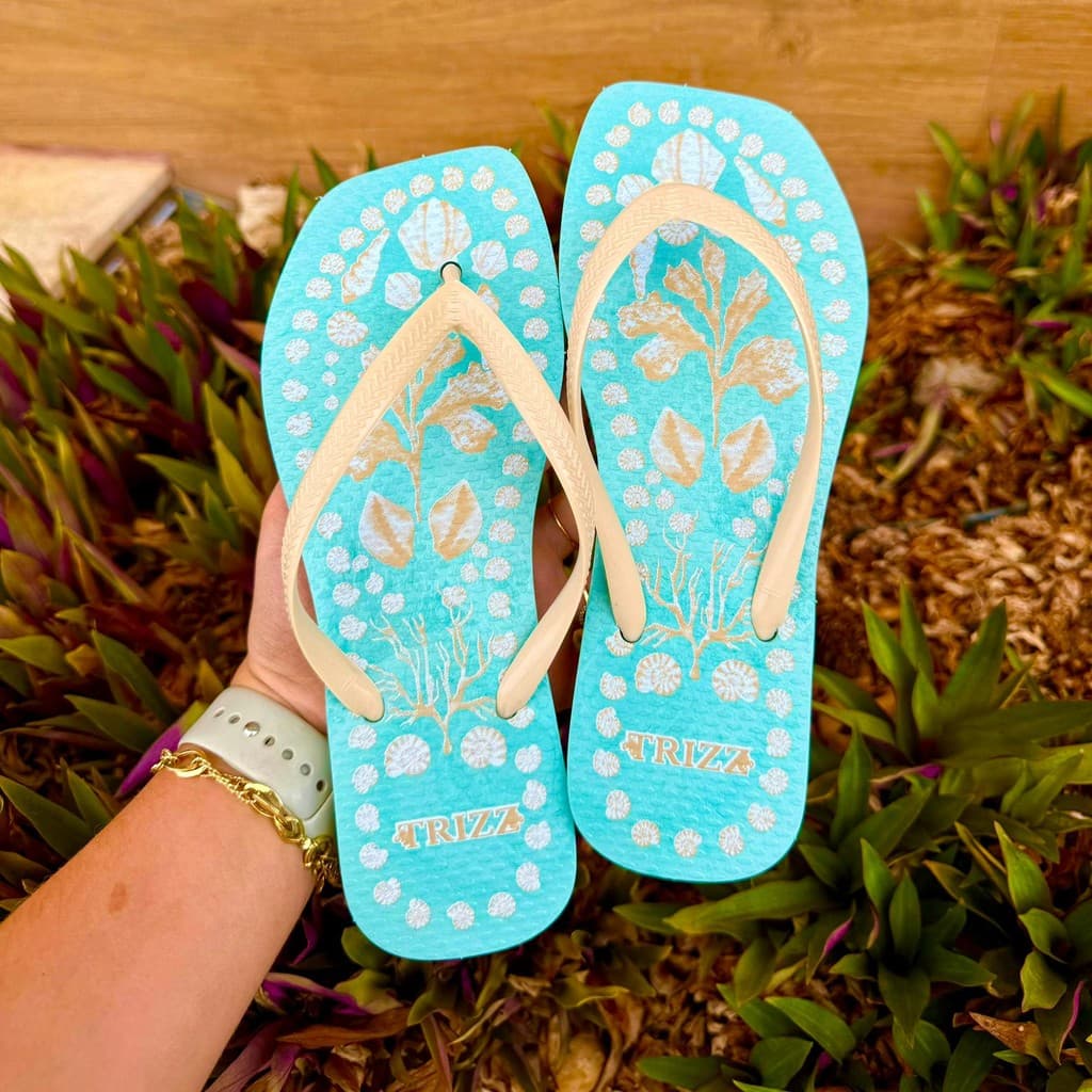 Chinelo Feminino Colorido Quadrado Casual Confortável Chinela Estilosa