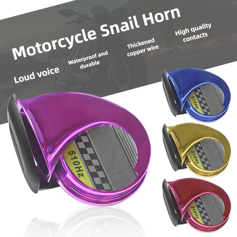 12V À Prova D'água Carro Caminhão Motocicleta Buzina De Ar Kit De Alarme Alto Marinho Sinal Caracol-Falante Som Furioso 