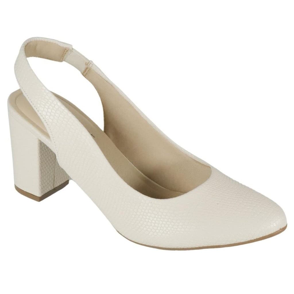 Sapato Scarpin Feminino Salto Grosso Bloco Modare