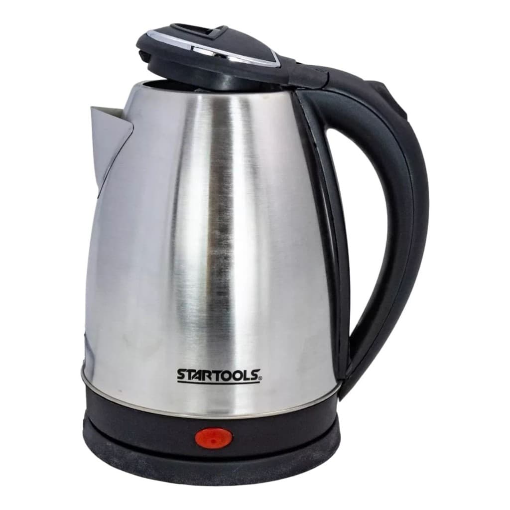 Chaleira Jarra Elétrica Inox 1000W 2l 127V Café Chá Preta