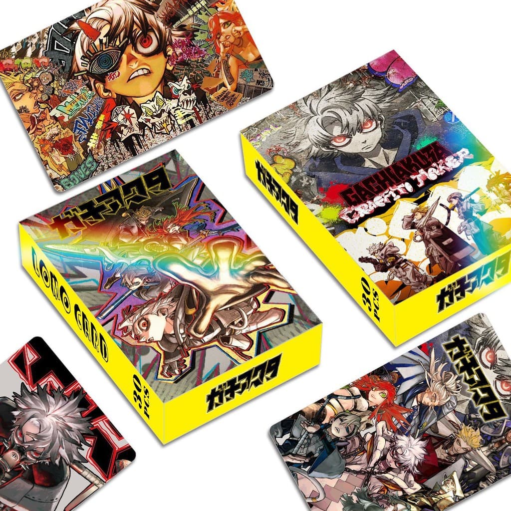 30-96pcs Manhwa Manga GACHIAKUTA ALIEN STAGE Lomo Cards Amor E Espaço Profundo Identidade V Photocard Detetive Conan K-P