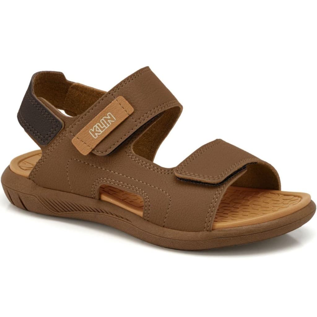 Sandália Papete Infantil Menino Klin Urban  Whisky do 28 ao 36
