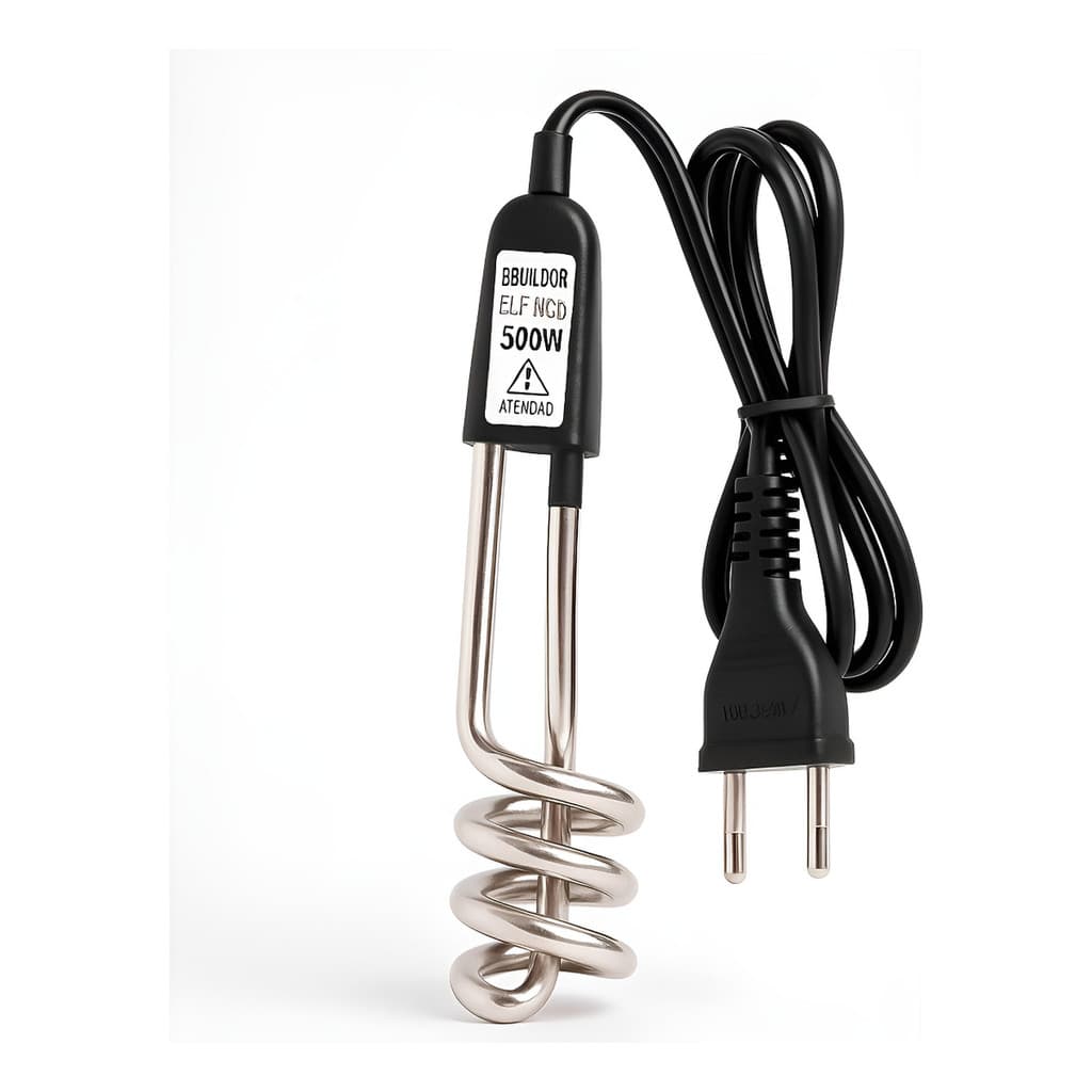 Aquecedor de Água Portátil Ebulidor Elétrico 500W para Café, Chá e Refeições