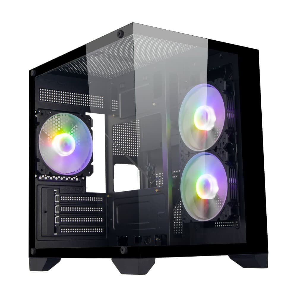 Gabinete Gamer Preto Soul Pro BG-052 - 3X FAN ARGB