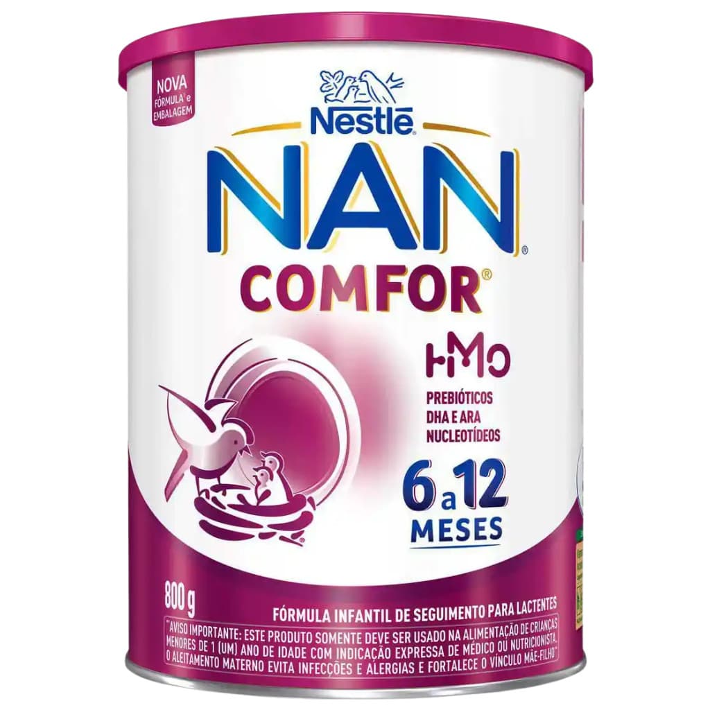 Nestlé NAN Comfort 2 – Fórmula Infantil de Seguimento – 800g