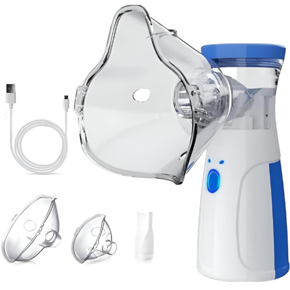 Inalador de atomização portátil para crianças e adultos, atomizador ultrassônico de baixa densidade