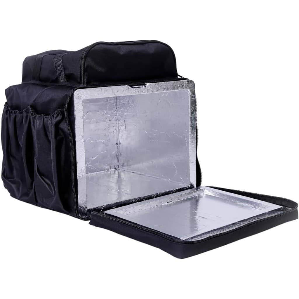 Bag Bolsão Mochila Motoboy Laminada Para Entregas Ifood App Delivery Com Isopor 45 litros